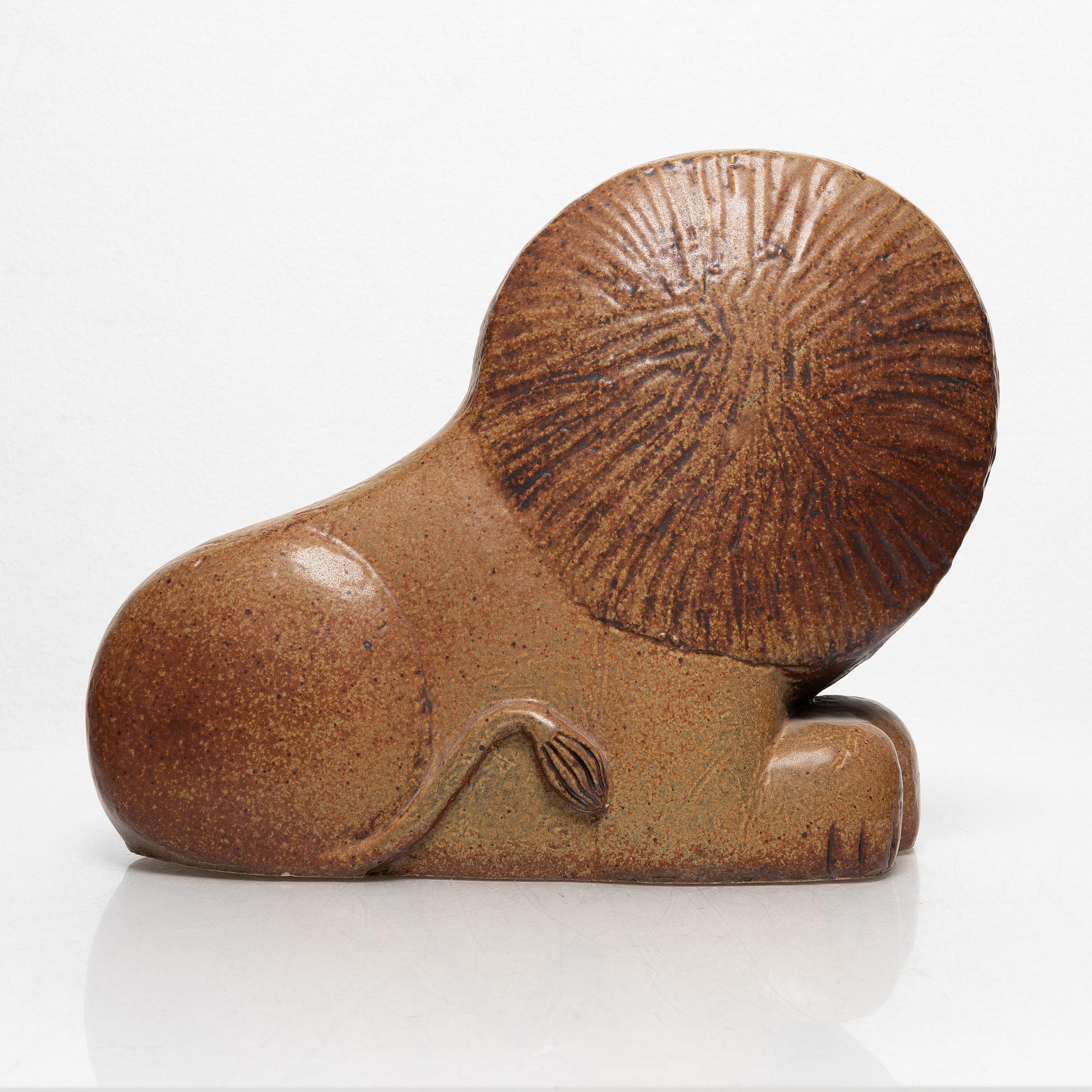 Lisa Larson, figurin, ur serien "Noaks ark", Gustavsbergs studio, 1980.