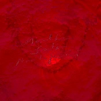 Markku Salo, flaska, signerad Markku Salo, Nuutajärvi.