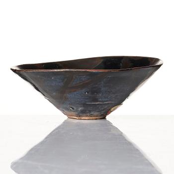 A Jizhou black glaze 'leaf' bowl, Southern Song dynasty (1127–1279).