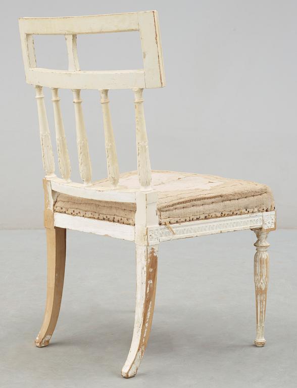 STOL, sengustaviansk, Ephraim Ståhl, Stockholm tidigt 1800-tal. Märkt ES.