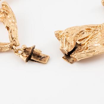 Bracelet 14K gold, Finland 1973.