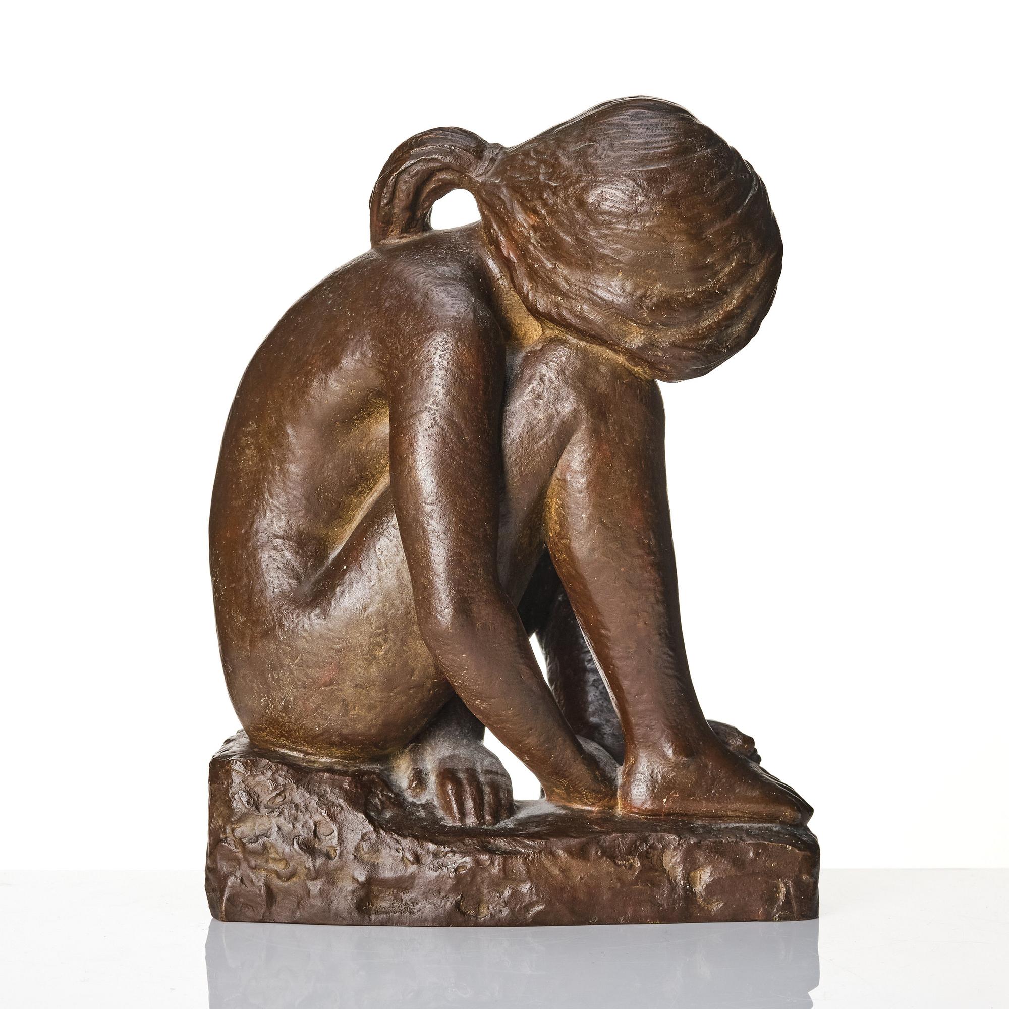 David Wretling, Sittande flicka.