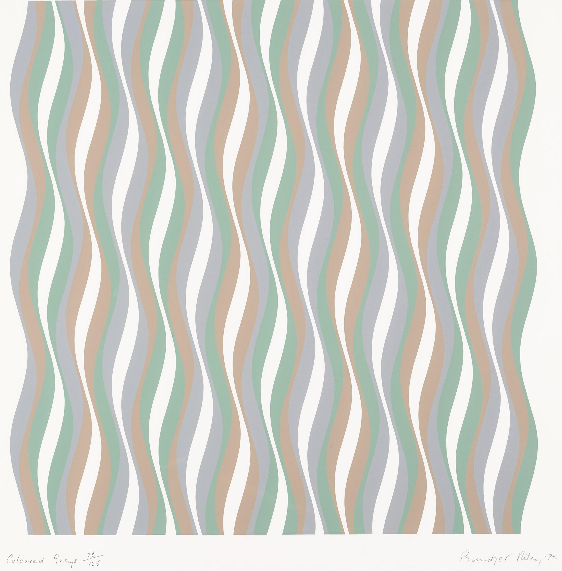 Bridget Riley, "Coloured greys I", ur: "Coloured Greys".