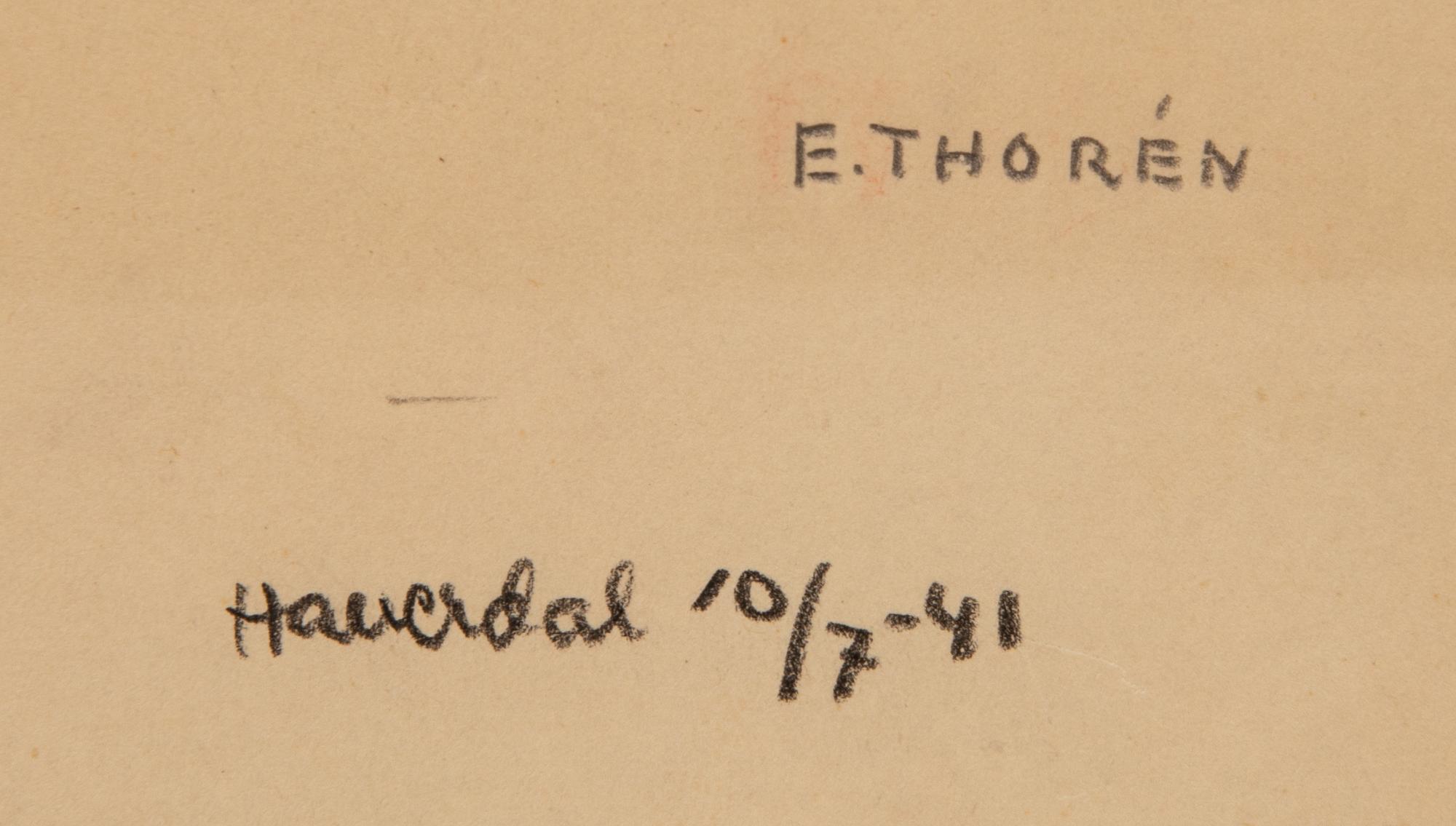 Esaias Thorén, First on land.