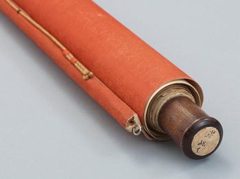 KESI, delvis bemålad. Qing dynastin, 1800-tal.