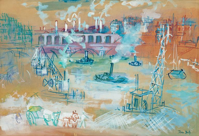 Jean Dufy, "Paris, Viaduc du Point-du-Jour".