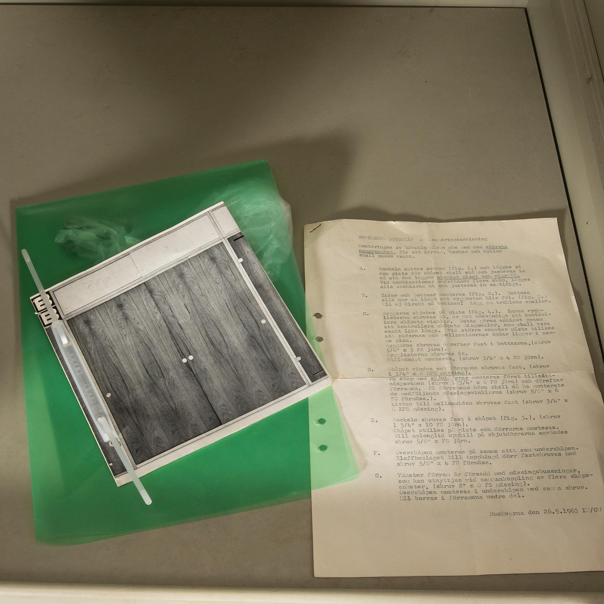 Børge Mogensen, & Grethe Meyer, cabinet/wardrobe, "The Building Cabinets of the Home", Denmark, 1960s.