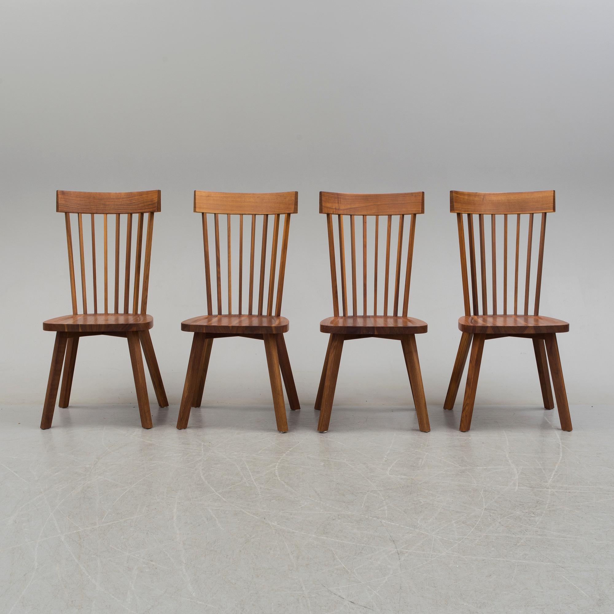 PAOLA NAVONE, A set of four 'Gray 21' chairs for Gervasoni.