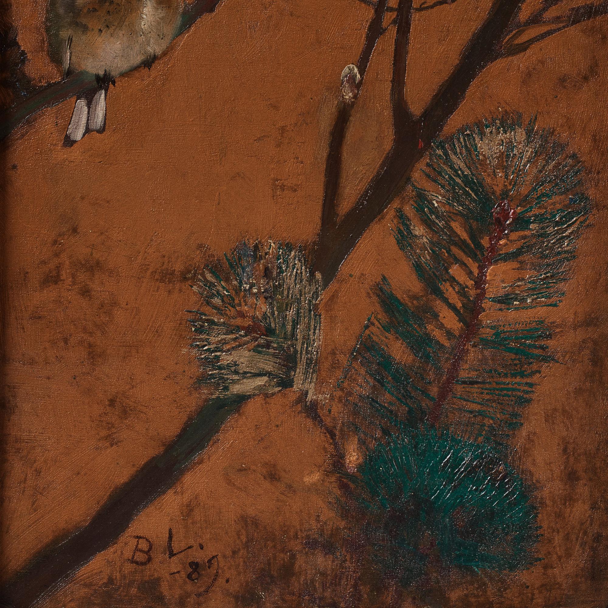 Bruno Liljefors, "Steglitsor".