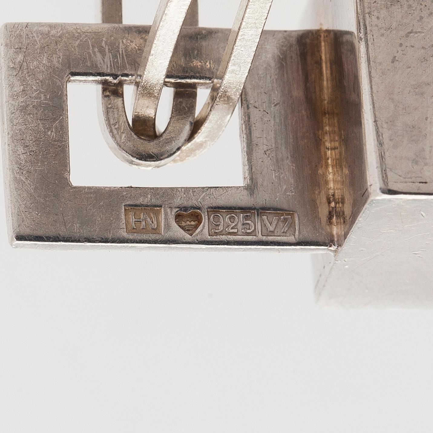 Helge Narsakka, a silver and spectrolite pendant, 1974.