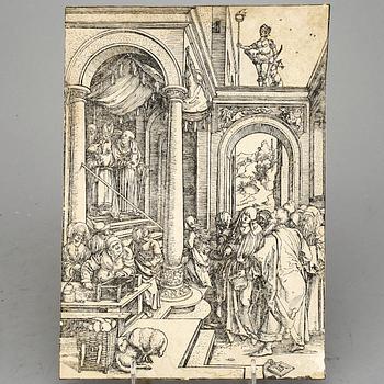 Albrecht Dürer · ALBRECHT DÜRER, träsnitt, 1600-talsavdrag.