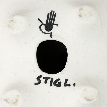 Stig Lindberg, a stoneware sculpture "Springare", Gustavsberg, in production 1952-1972.