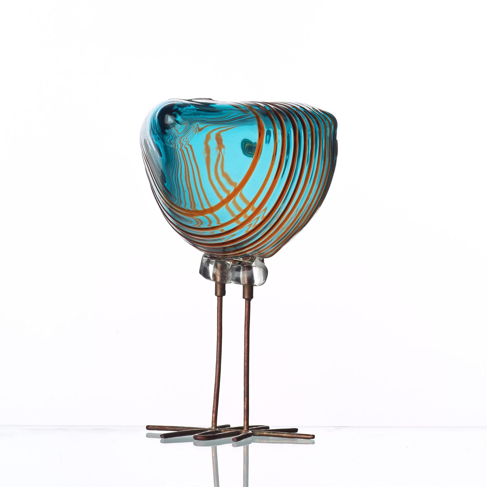 Alessandro Pianon, a 'Pulcino' glass bird, Vistosi, Italy 1960's.