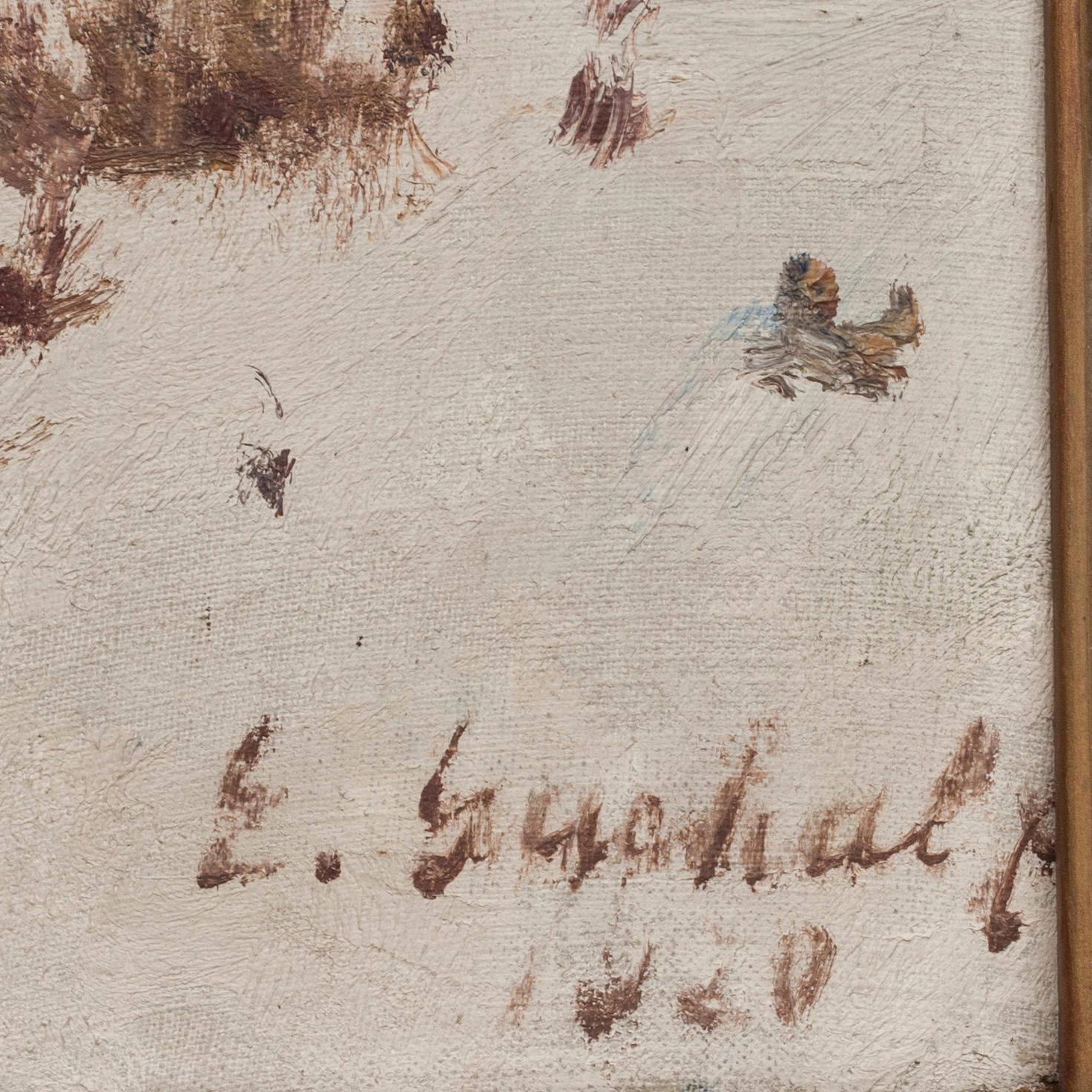 JOZSEF EÖLVEDDI GACHAL, olja på duk. Signerad.