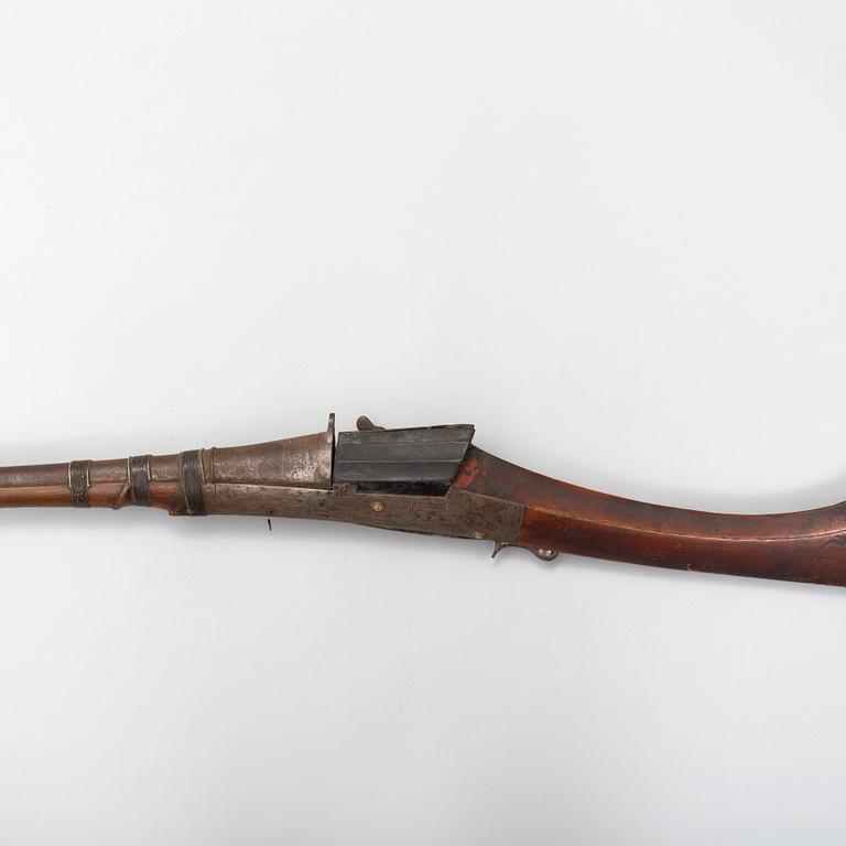 A 19th century musket, probably from the Ottoman Empire.
