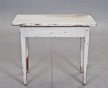 SKRIVBORD, vitmålat, 1800-tal.