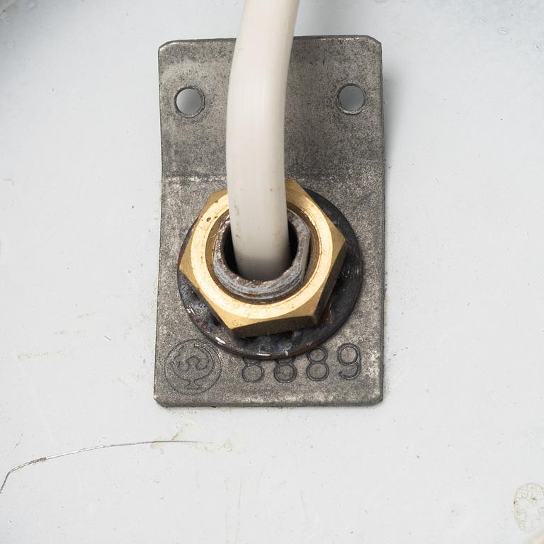 Uno Westerberg, a pair of wall lamps model "8889", Arvid Böhlmarks Lampfabrik, Stockholm, 1960s.