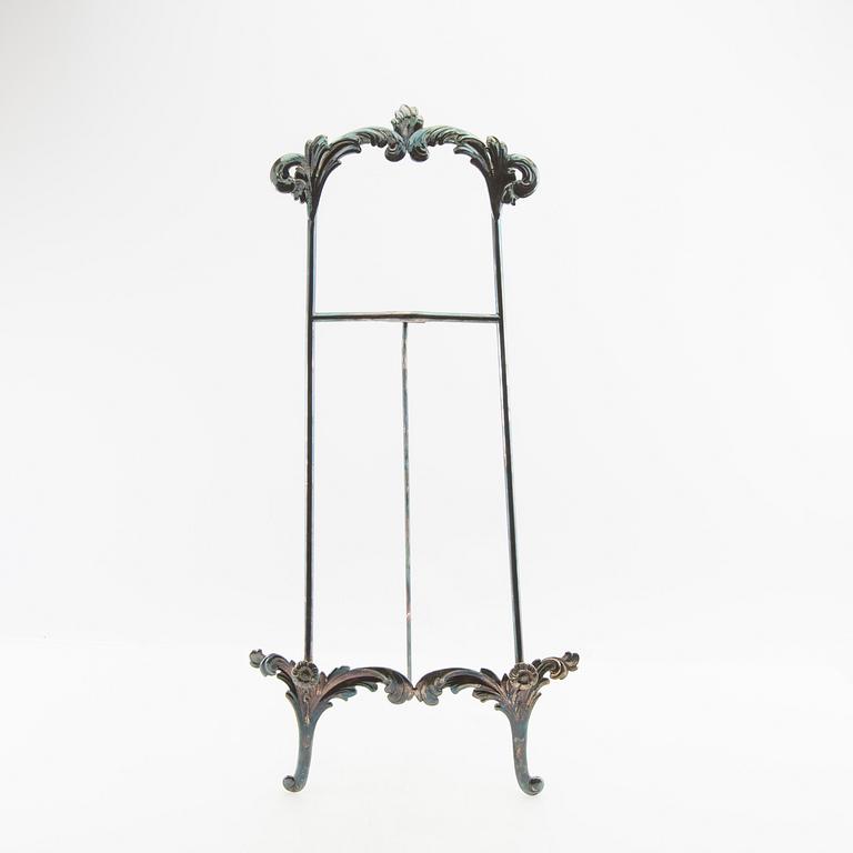 Fotografi/Tavel-ställ tidigt 1900-tal nysilver.