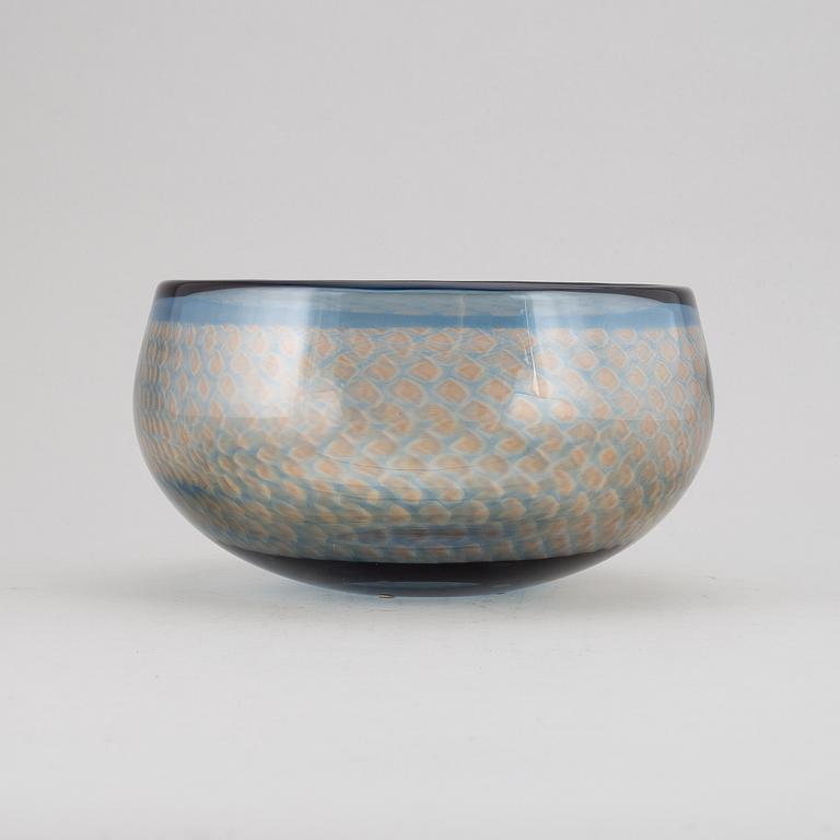 SVEN PALMQVIST, a 'Kraka' glass bowl, Orrefors.