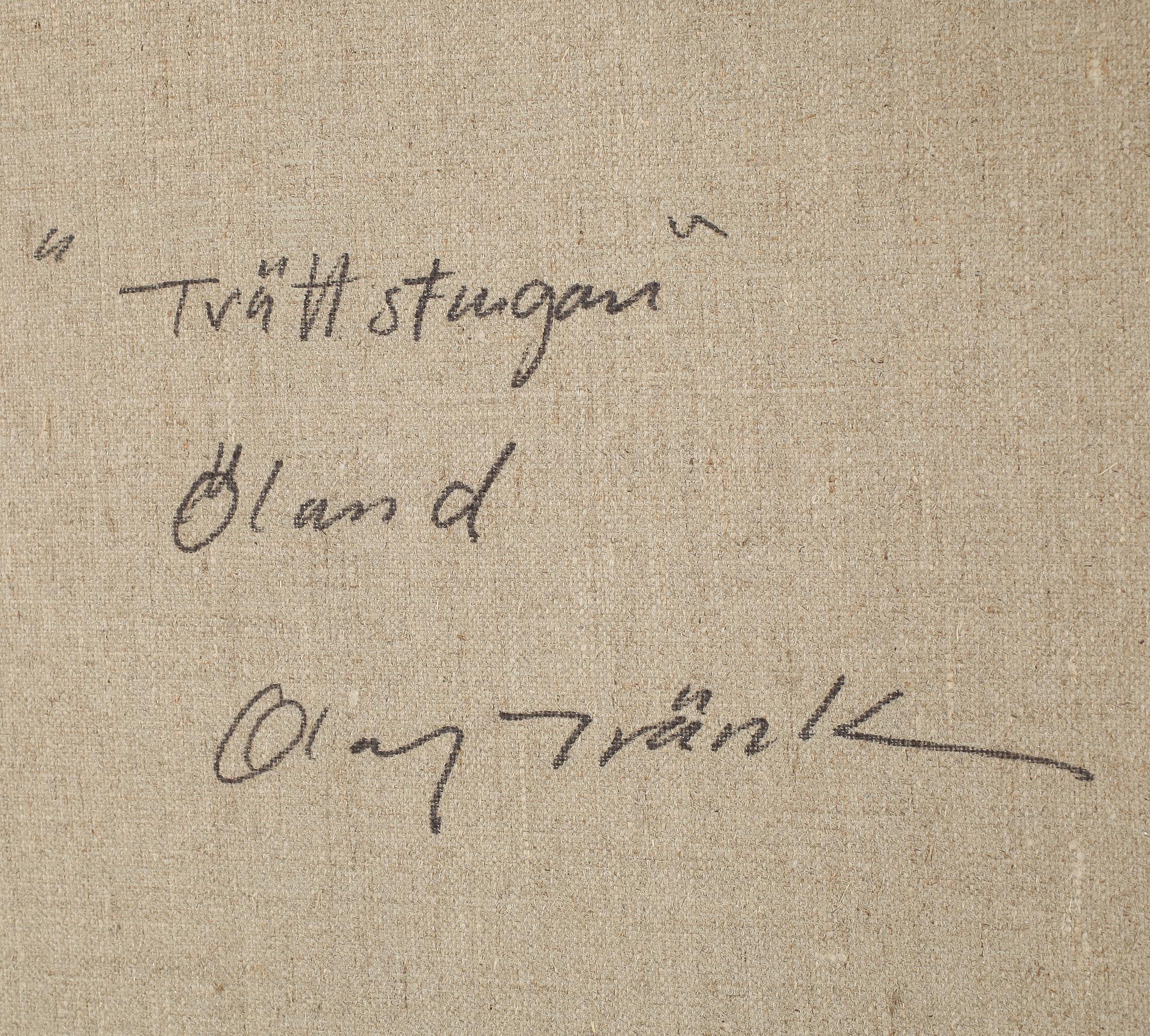 OLOF TRÄNK, olja på duk, signerad.