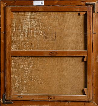 OKÄND KONSTNÄR, olja på duk, ej signerad, omkring år 1900.