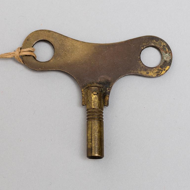 An end of the 19th century stone mantle clock.