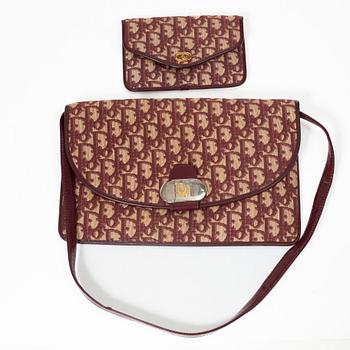 Christian Dior, väska och plånbok, vintage.