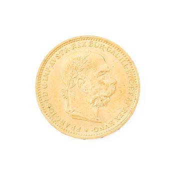 Gold coin, Austria-Hungary, 20 Corona, 1894.