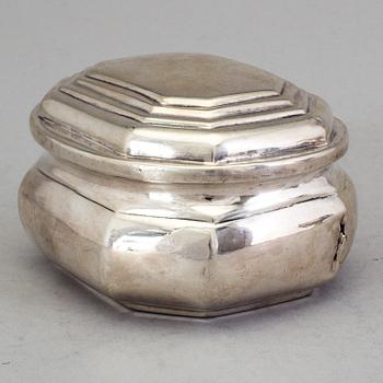 SKRIN, silver, barock, Tyskland. Vikt ca 175 gram.