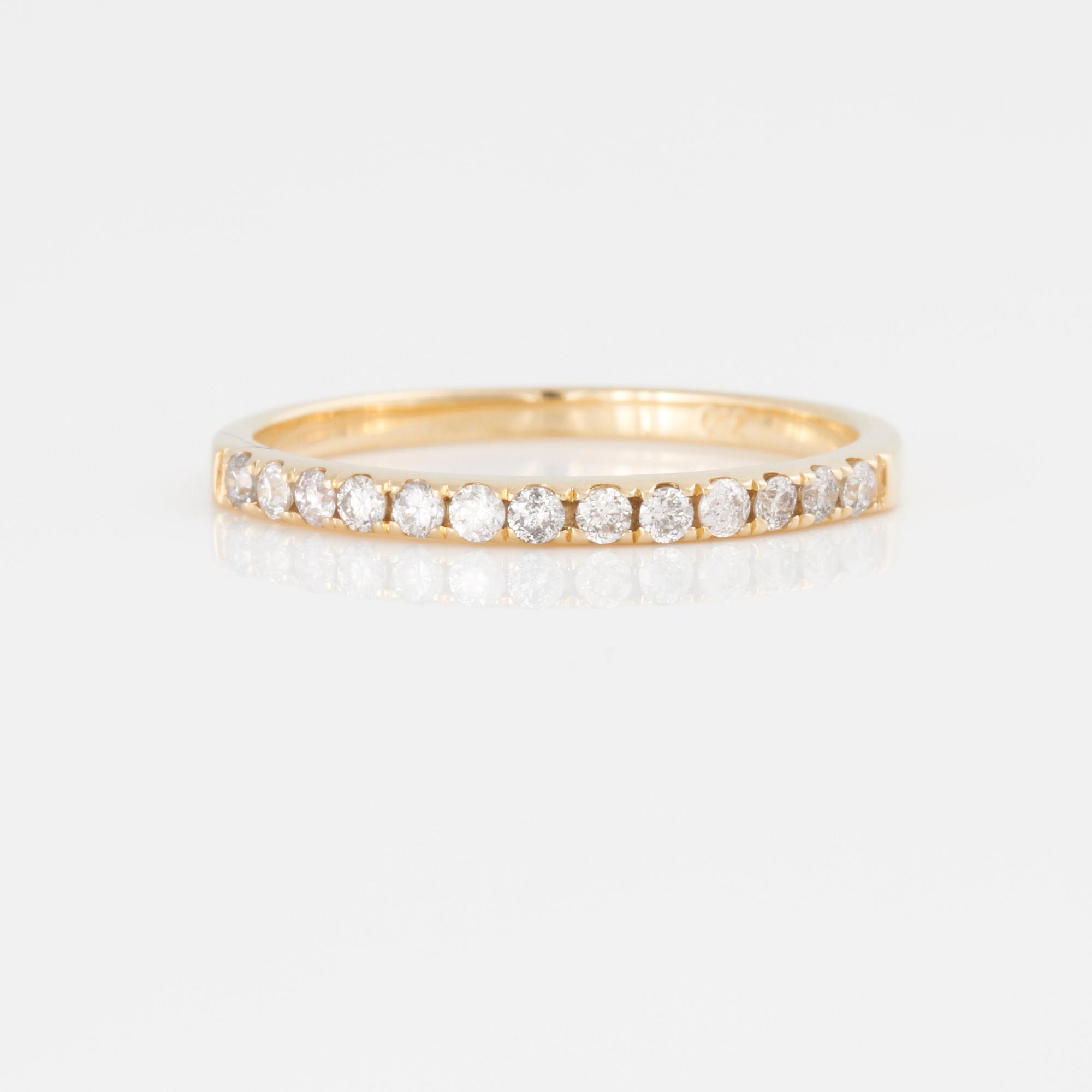 RING, med briljantslipade diamanter ca 0.20 ct.