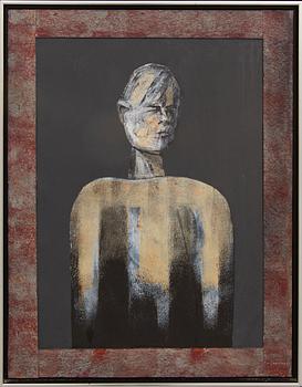 Uno Svensson, oil on panel, signed, dated -87.