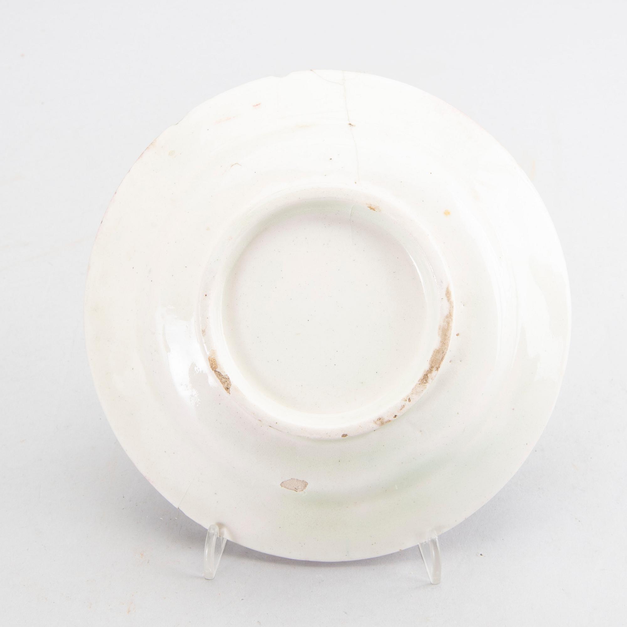 SKÅLFAT 3 st Persien 1800-tal lergods.