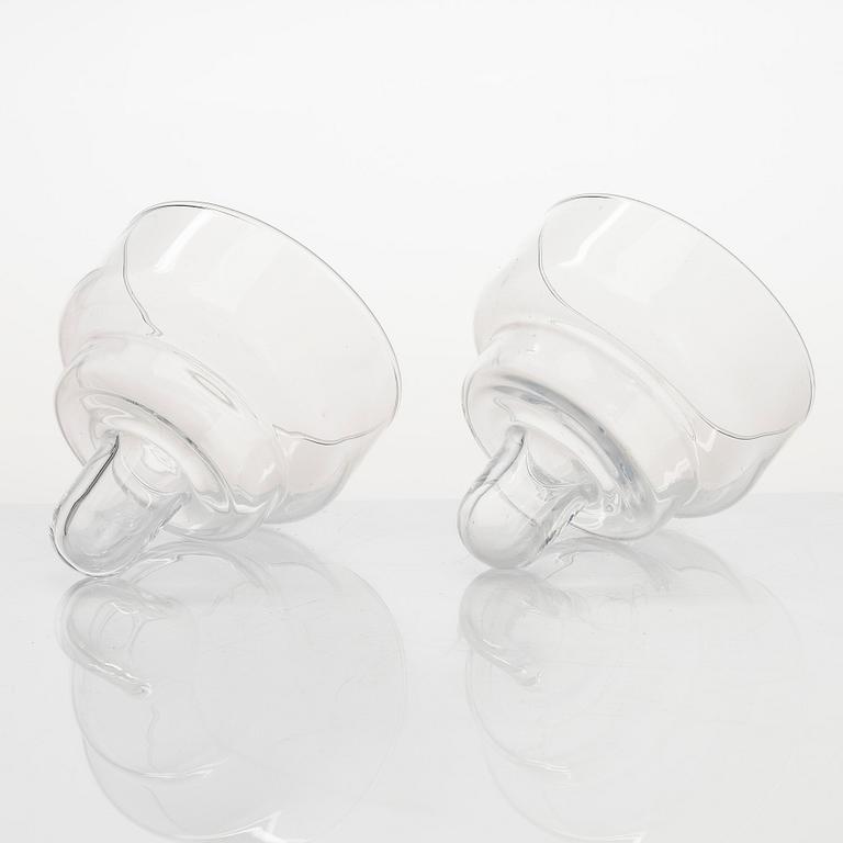 Harri Koskinen,  ljuslyktor, 2 st, "Lantern 60", Iittala, 2000-tal.