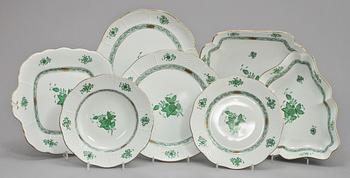 MATSERVIS, 48 delar, porslin, Herend, 1900-tal.