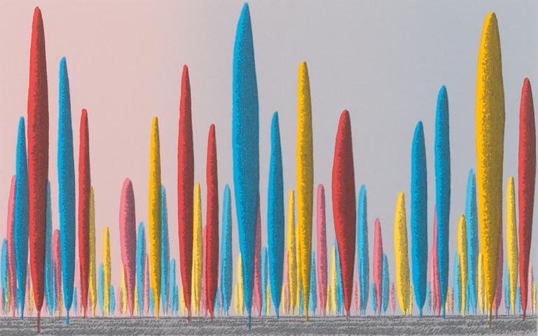 Kristian Krokfors, silkscreen, signed and dated 2016, numbered 44/100.