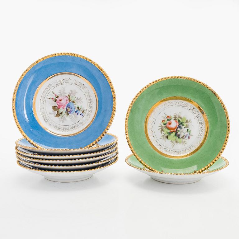 Lautasia, 2 + 6 kpl, Kuznetsov Venäjä 1900-1917.