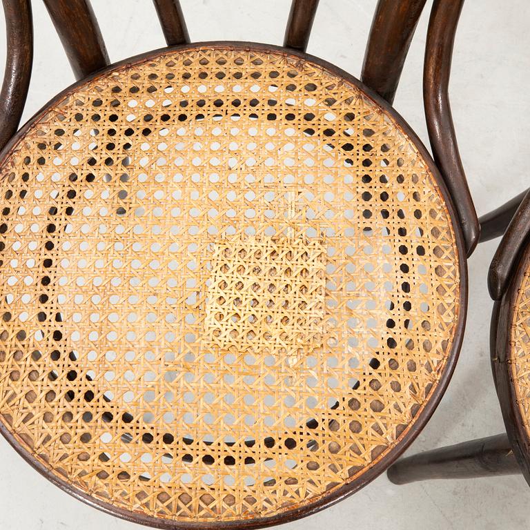 Chairs, set of 4, early 20th century.