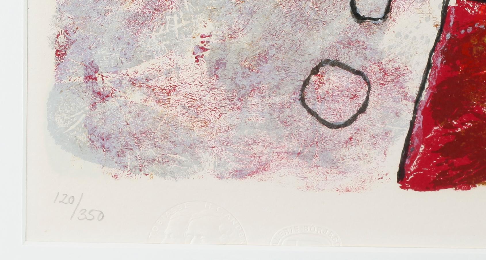 THEO TOBIASSE, färglitografi, signerad och numrerad 120/350.