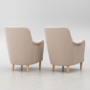 Carl Malmsten, armchairs, a pair, "Samsas".