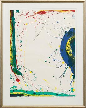 SAM FRANCIS, a signed lithograph.
