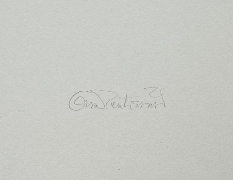 OSCAR REUTERSVÄRD, färglitografier, 2 st, signerade och numrerade 50 resp 71/200.