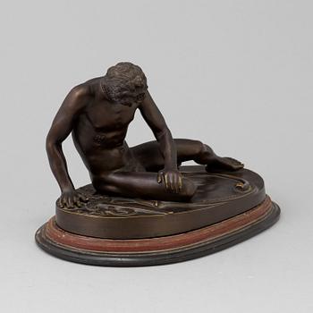 SKULPTUR, brons, 1800-talets andra hälft.