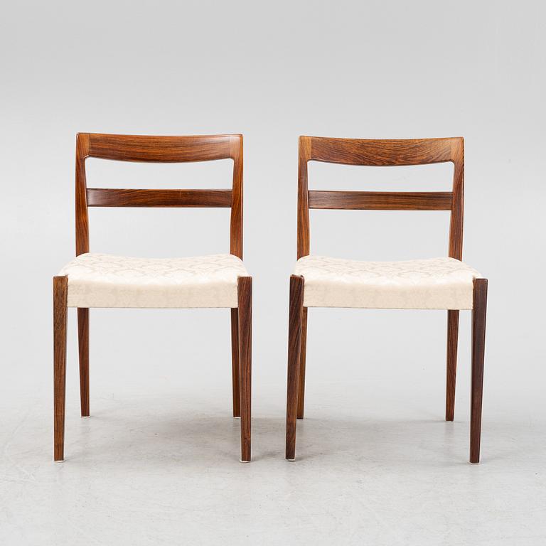 Nils Jonsson, matbord med 4 stolar. Troeds, 1960/70-tal.