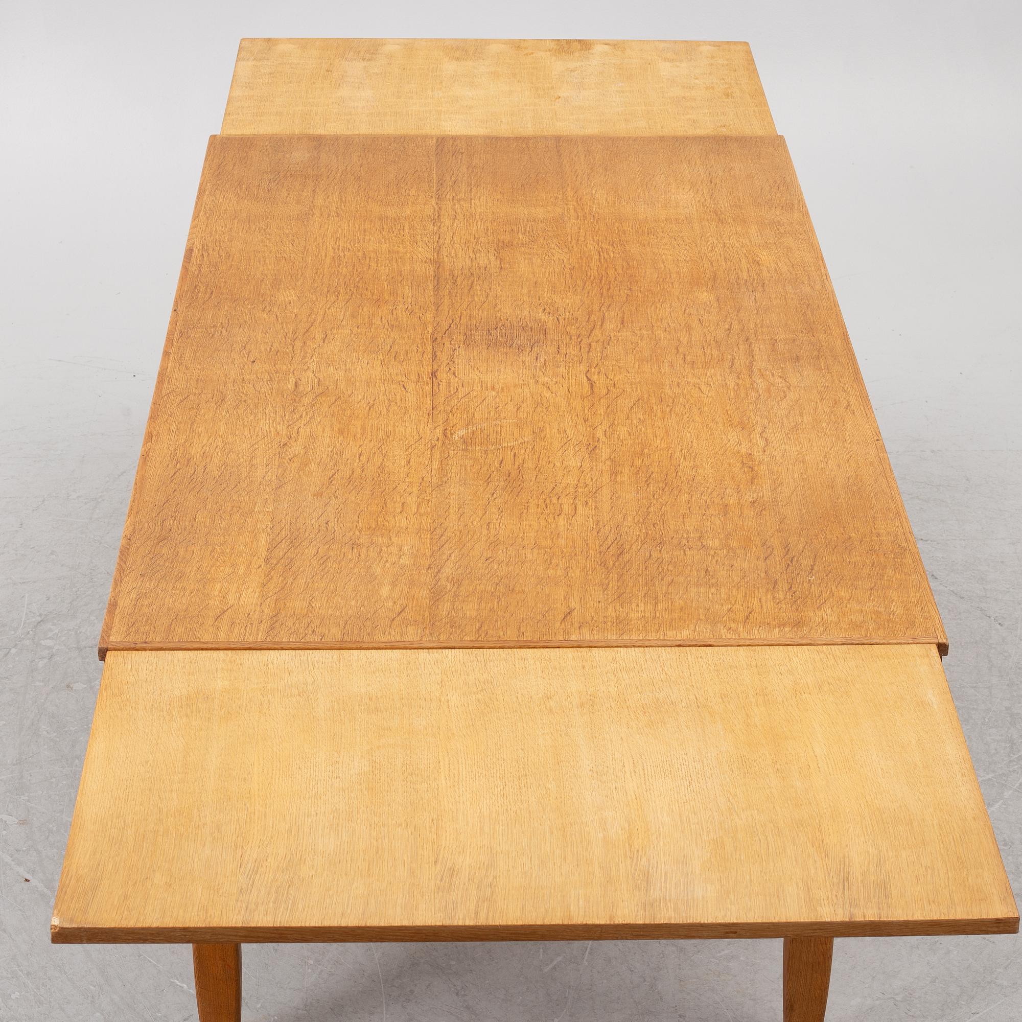 Axel O Röck, matgrupp, 7 delar,  Otterup Møbelfabrik, Danmark, 1960-tal.