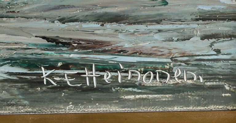 KURT ERIK HEINONEN, olja på duk, signerad.