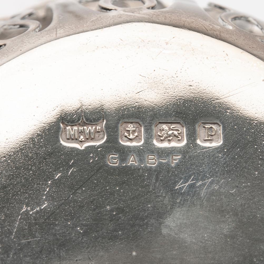Bowl, silver, Birmingham, 1914.