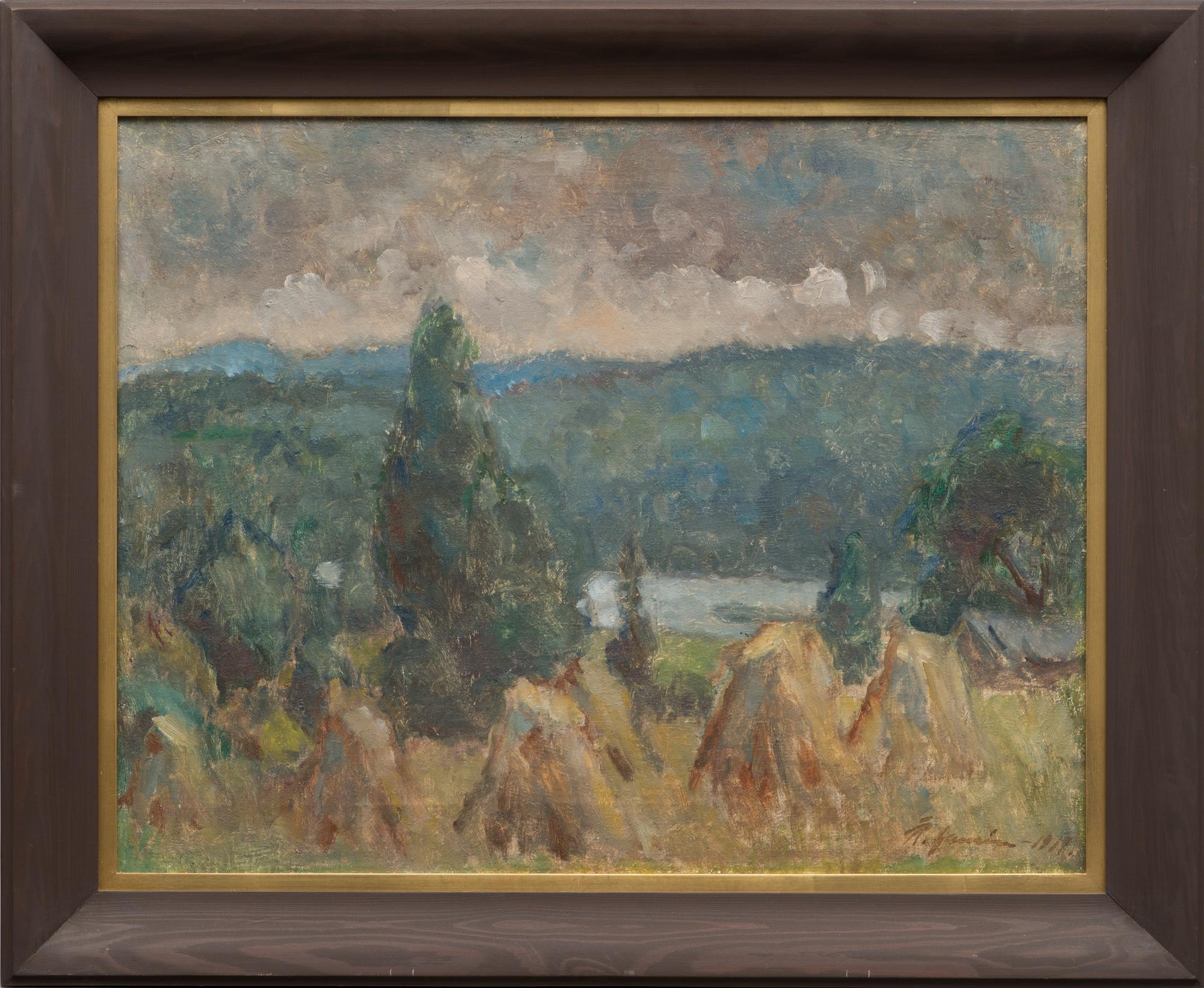 PER ÅKE LAURÉN, olja på duk, signerad och daterad 1919.