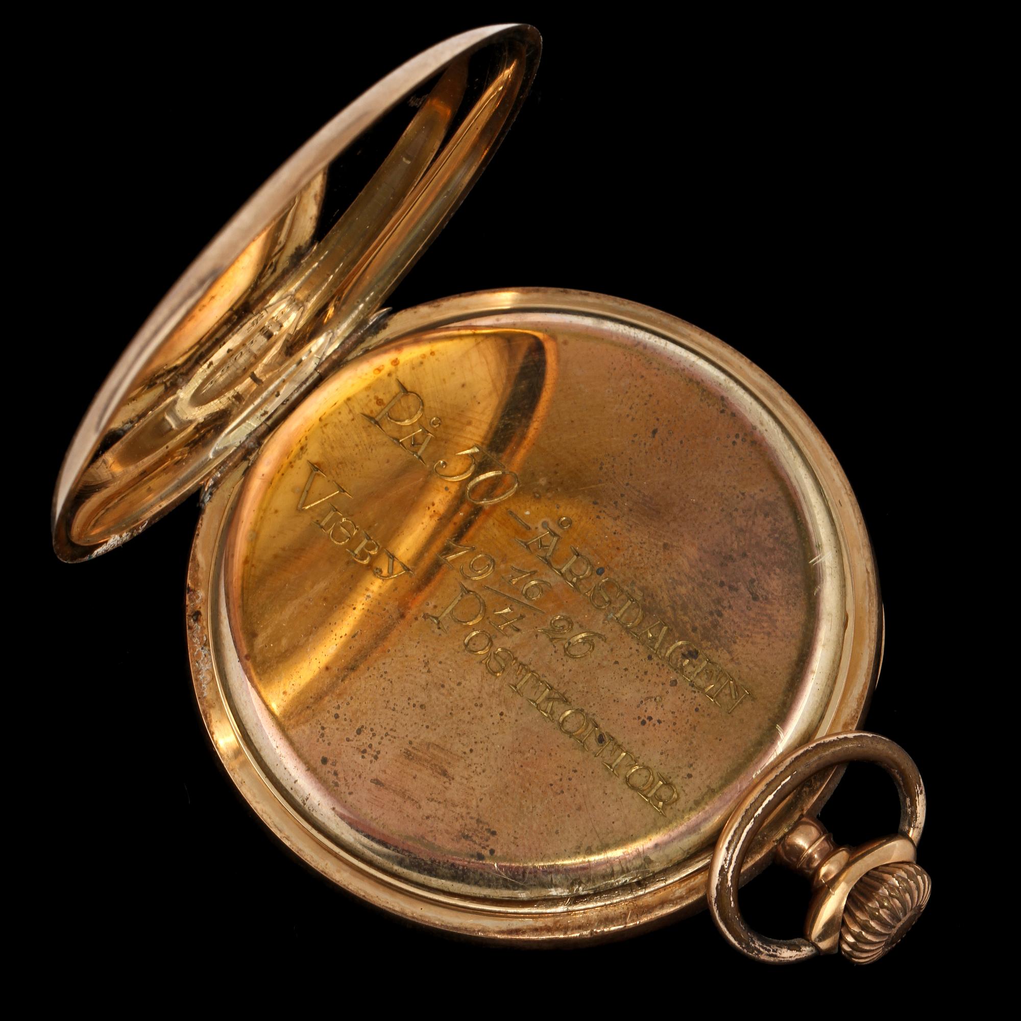 FICKUR, 14k guld , Viking, Sverige, 1920-tal. Vikt 79 g.