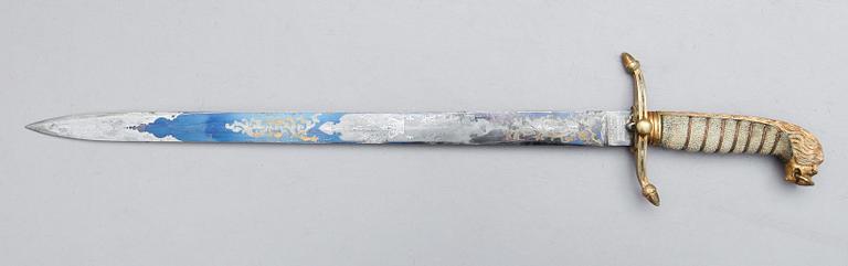 STICKERT, flottan, märkt Galt, Gieve & Co, Outfitters, Portsmouth, England, 1800-talets andra hälft.