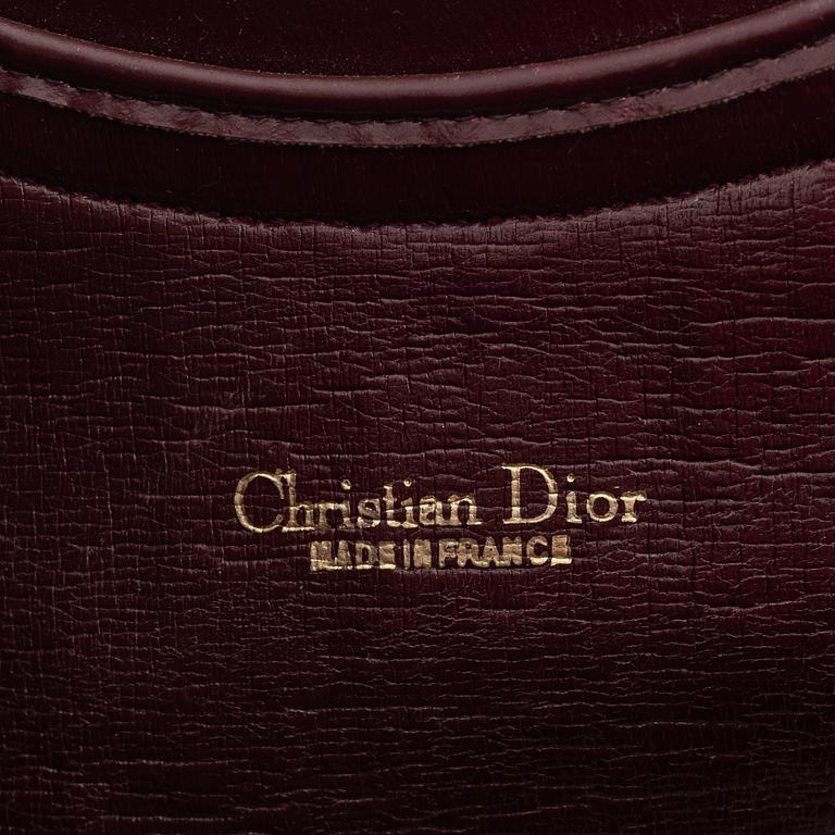 Christian Dior, a canvas and leather bag.